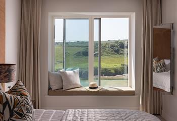 Unwind on the window seat and gaze out at the ever changing views, as the vista changes with the tides.