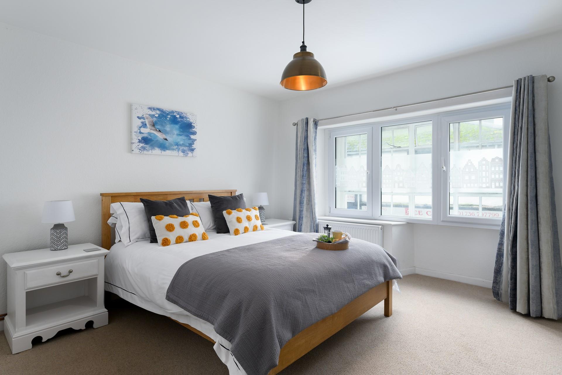 Sip your morning cuppa in bed whilst discussing the day's plans.