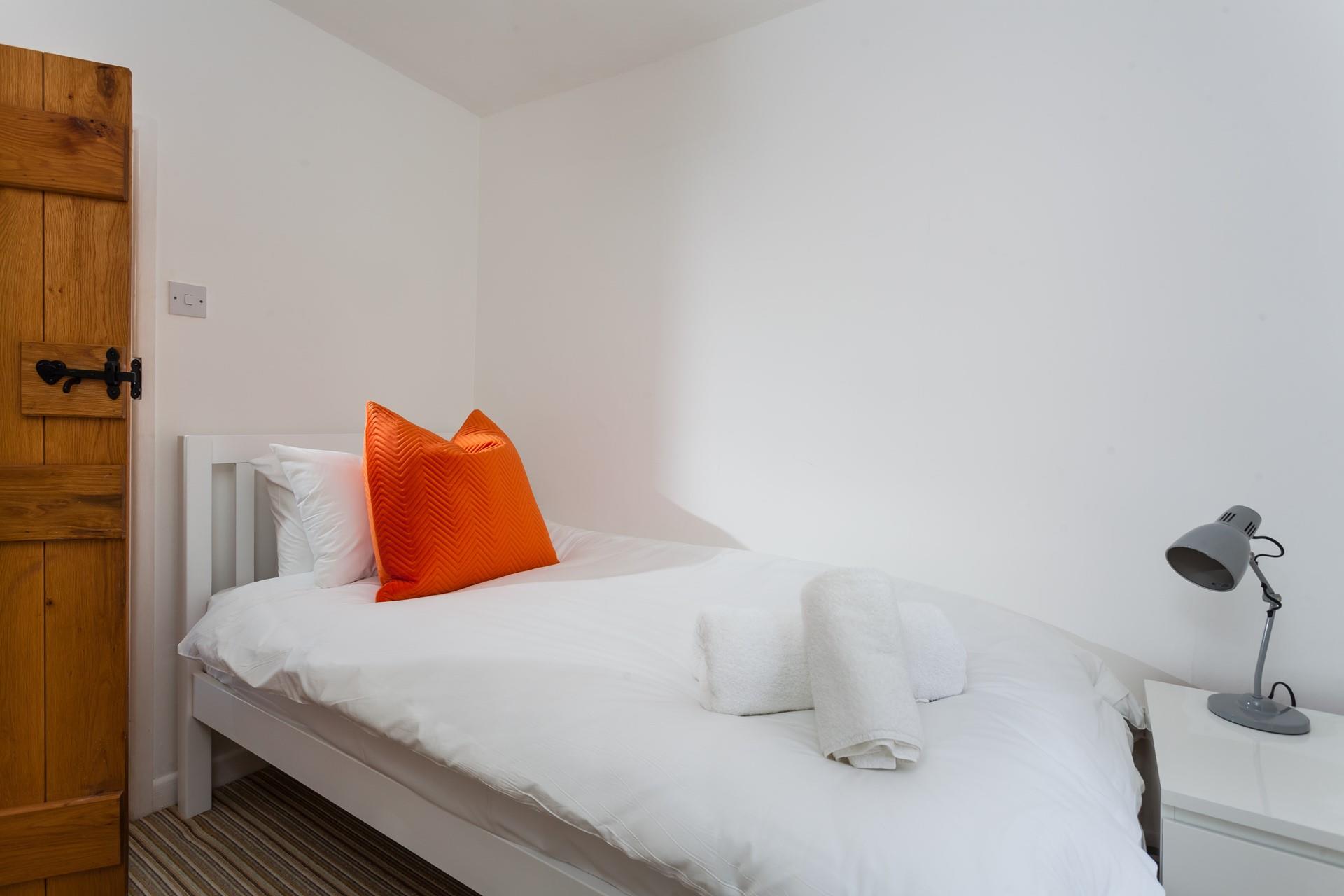 Bedroom 3 is perfect for a tired little one to rest after a day on the beach.