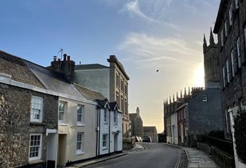 Stroll into Penzance to discover the local shops and bakeries, and collect delicious breakfast supplies.