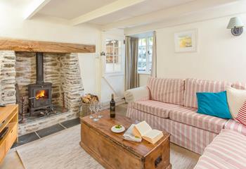 There is also a log burner in the second sitting room to snuggle up in front of.