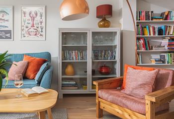 A selection of books and DVD's can be enjoyed on bad weather days.