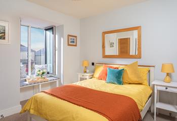 On balmy summer nights let the fresh sea air flow through the windows.