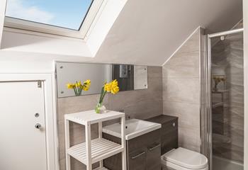 Bedroom 3 on the second floor benefits from an en suite shower room.