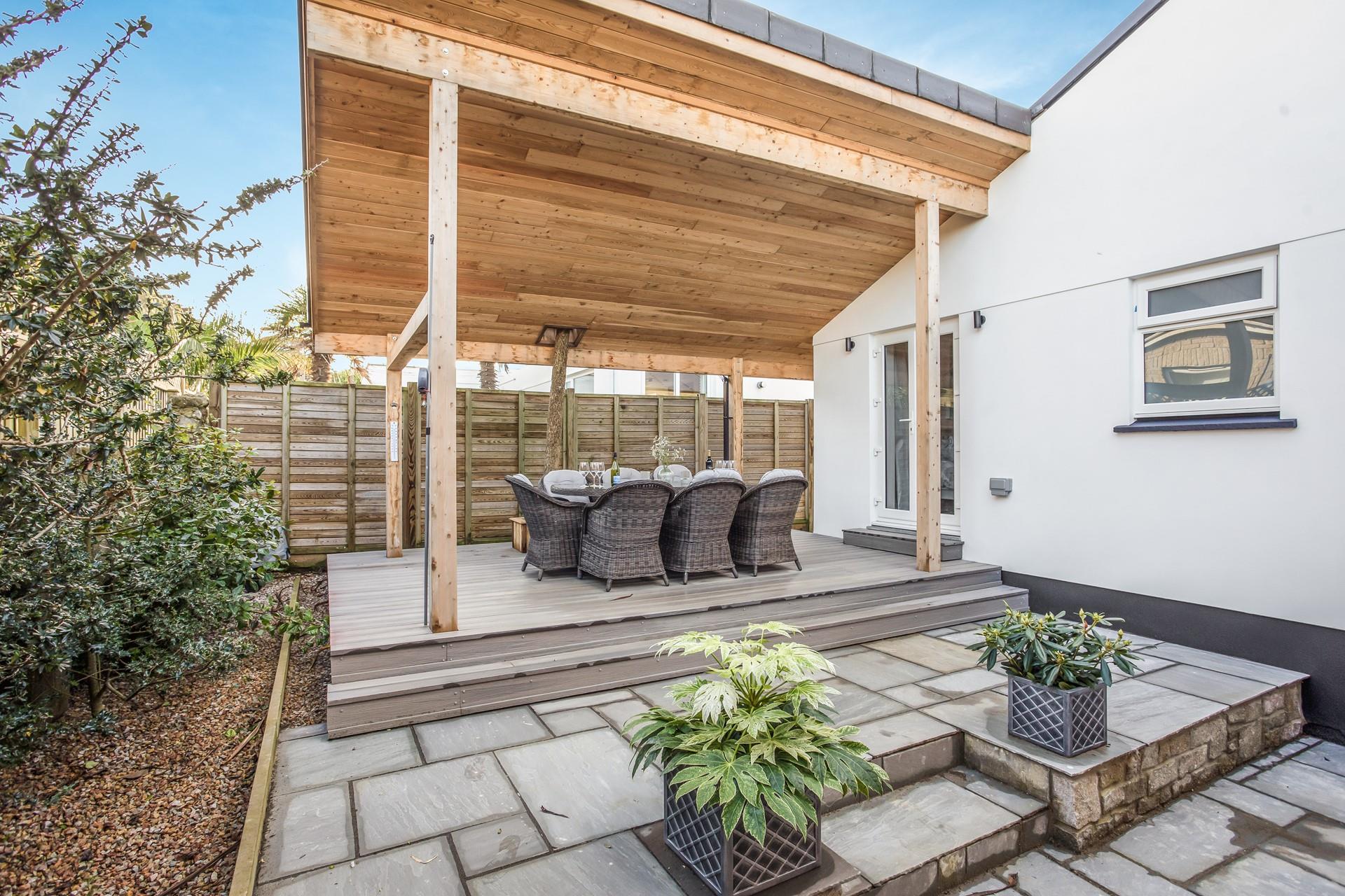 There is plenty of room to play in the garden!