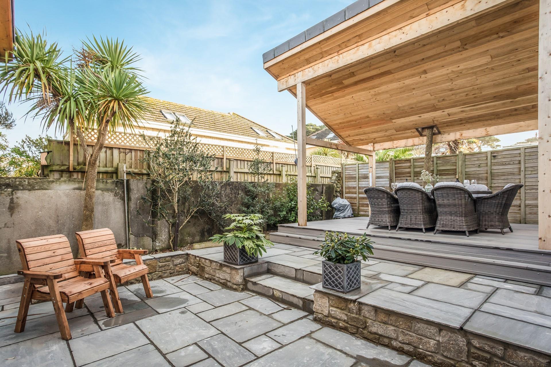 As the sun goes down enjoy a barbecue out on the patio.