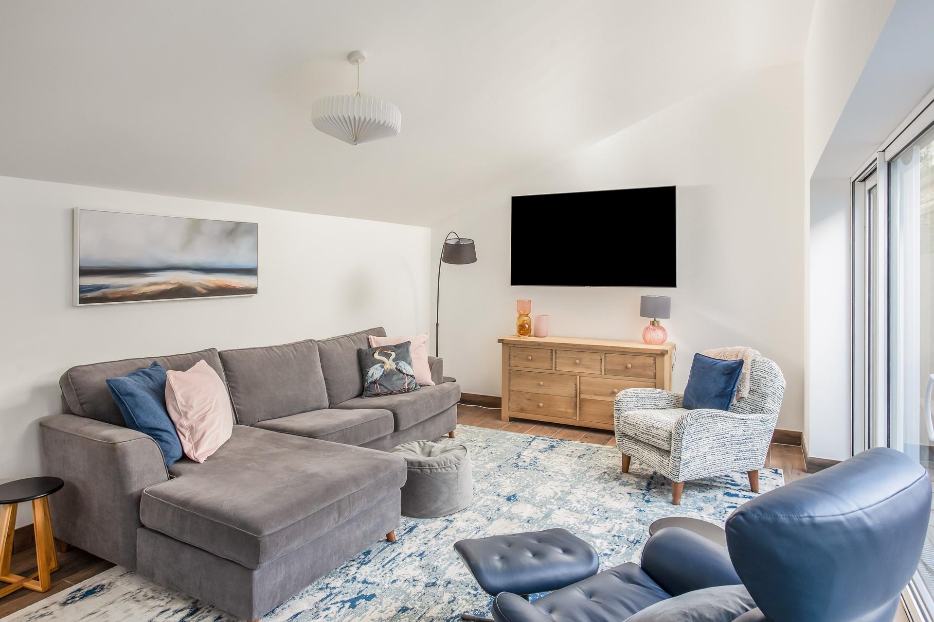 There is plenty of room to put your feet up after a day of walking the coast path.