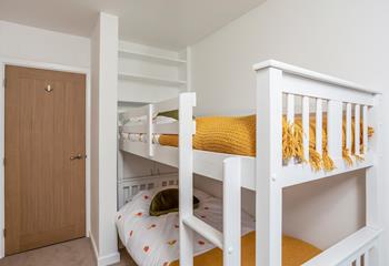 The kids will love the bunk beds in bedroom 1 after tiring beach days!