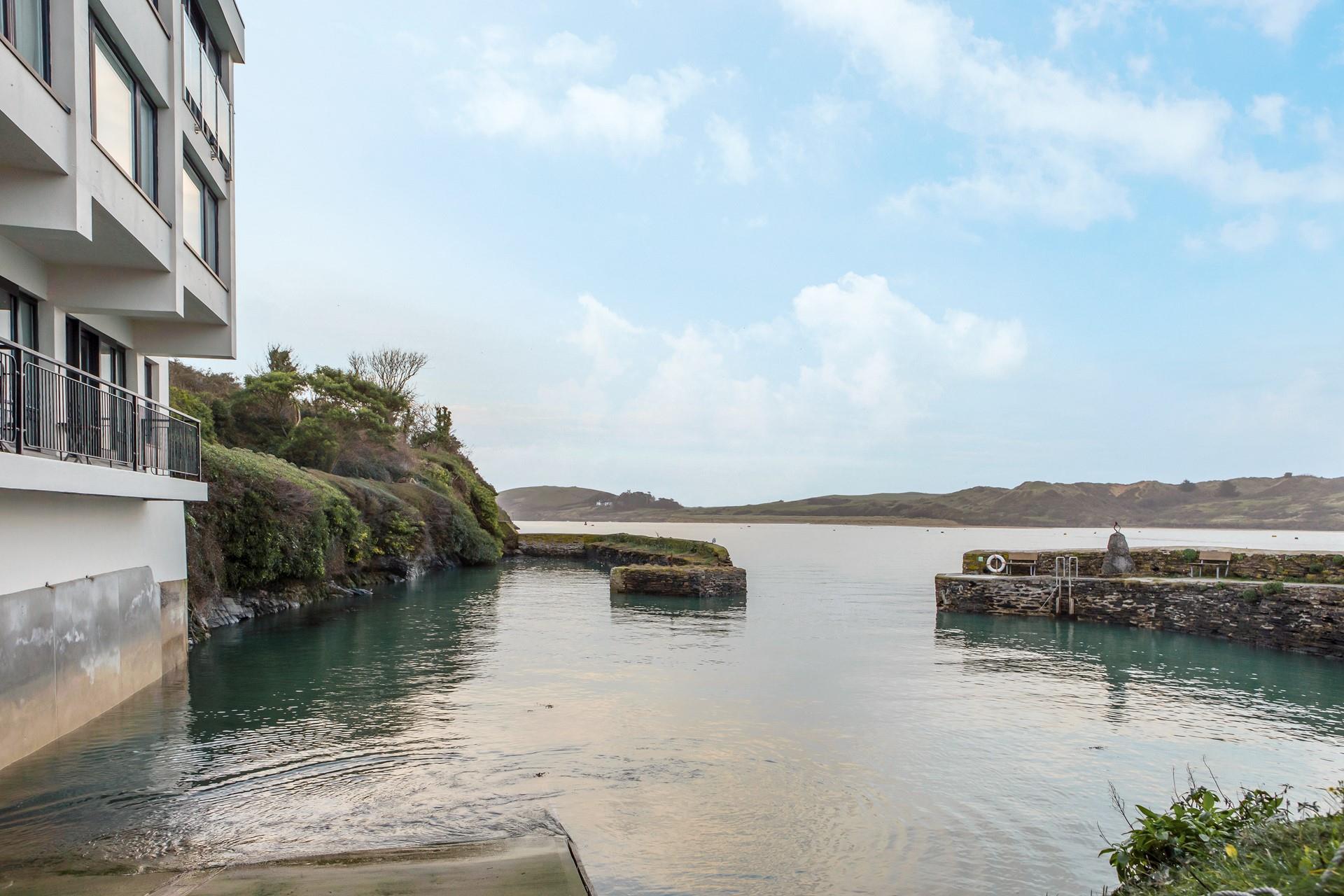 Take a morning dip in the sea just below your apartment.