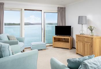 Relax in the evenings with a good show on the TV, listening to the waves outside the door.