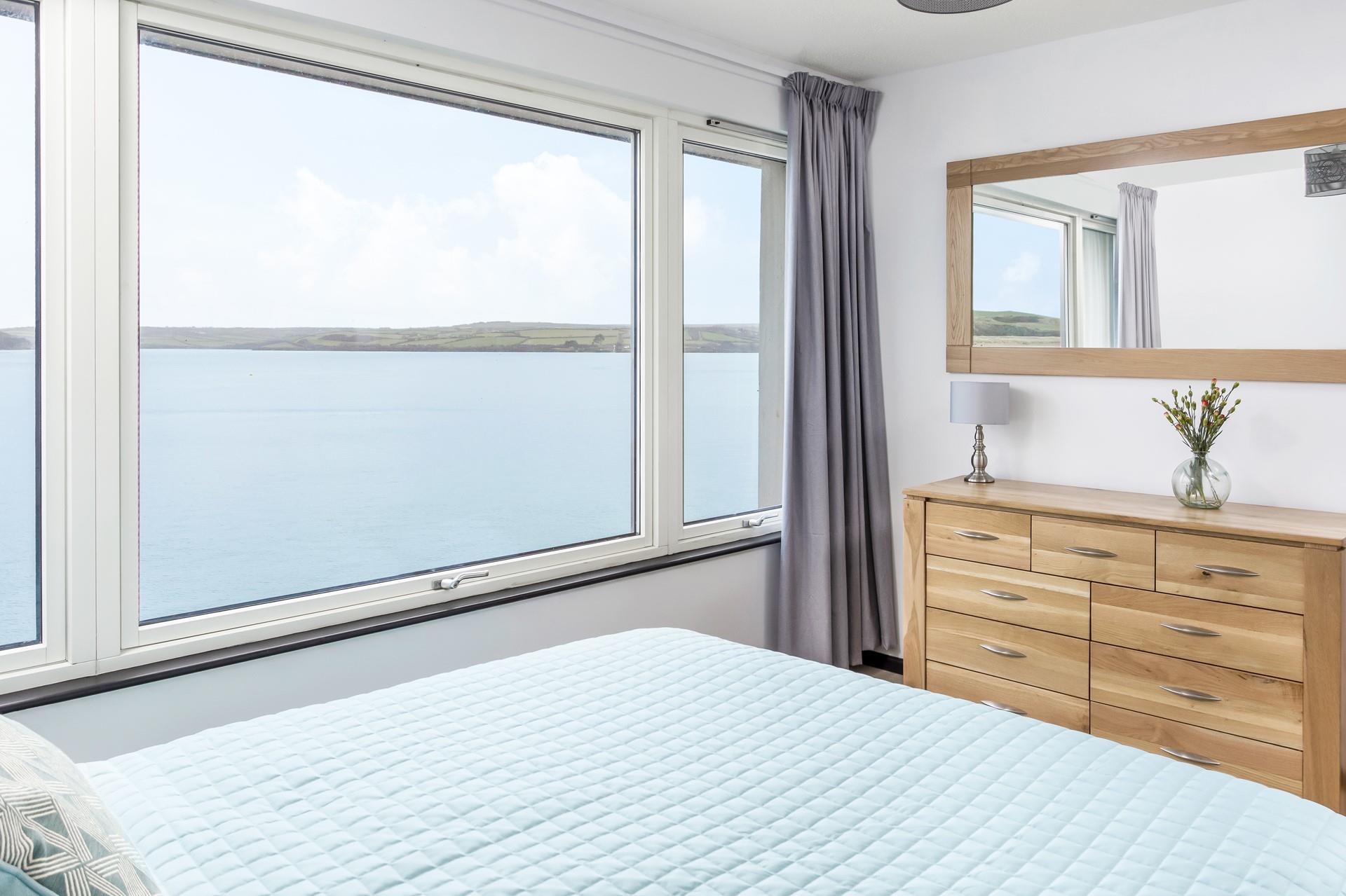 Sip your morning cuppa whilst watching the comings and goings in the harbour.