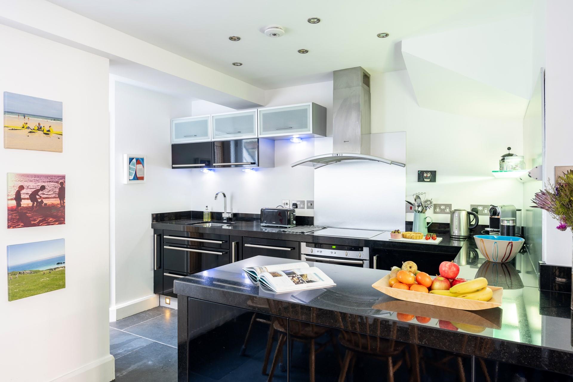 The kitchen is fully equipped including a Nespresso coffee machine for the perfect morning coffee.