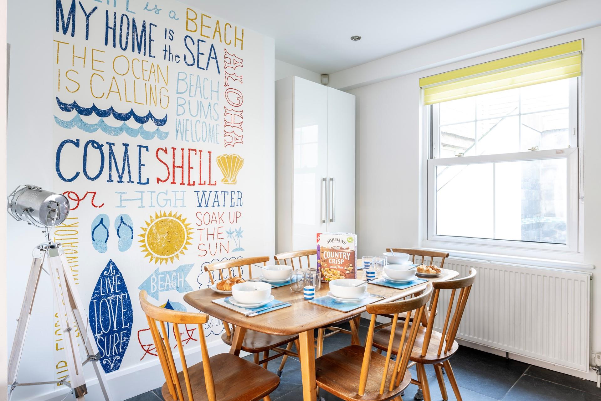 Spend time together as a family over meal times.