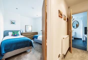 Tuck the kids into bed in the twin bedroom and relax and unwind in the sitting room.