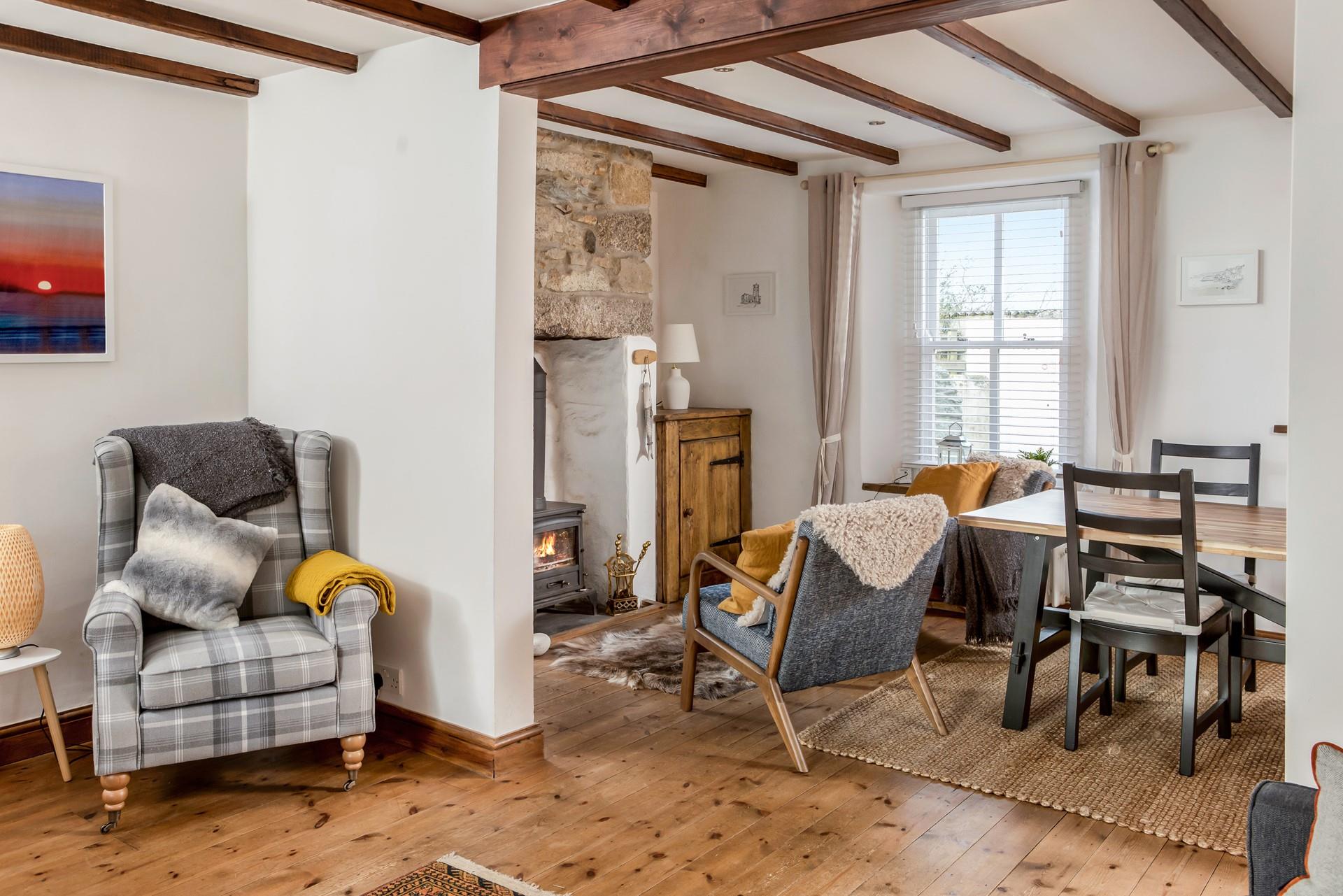 Trewinel has cosy and stylish furnishings whilst keeping a quaint traditional cottage style.