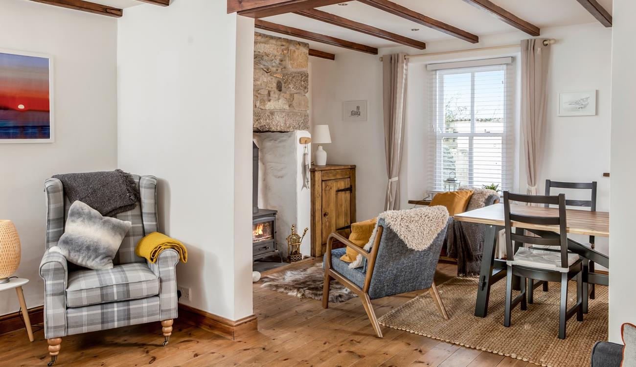 Trewinel has cosy and stylish furnishings whilst keeping a quaint traditional cottage style.