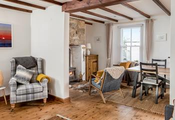 Trewinel has cosy and stylish furnishings whilst keeping a quaint traditional cottage style.