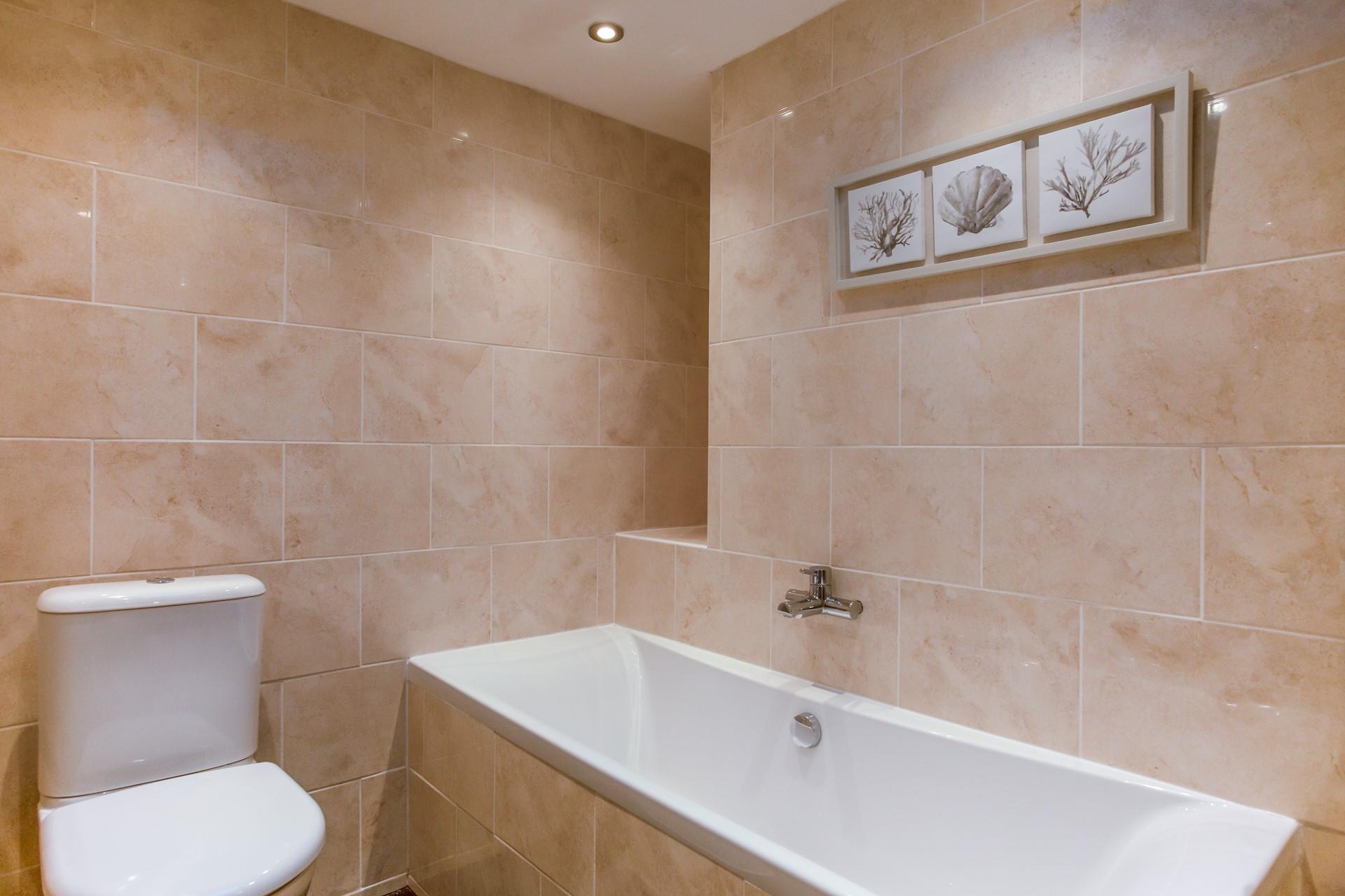 Indulge in a bubbly bath to relax and unwind in the evening.