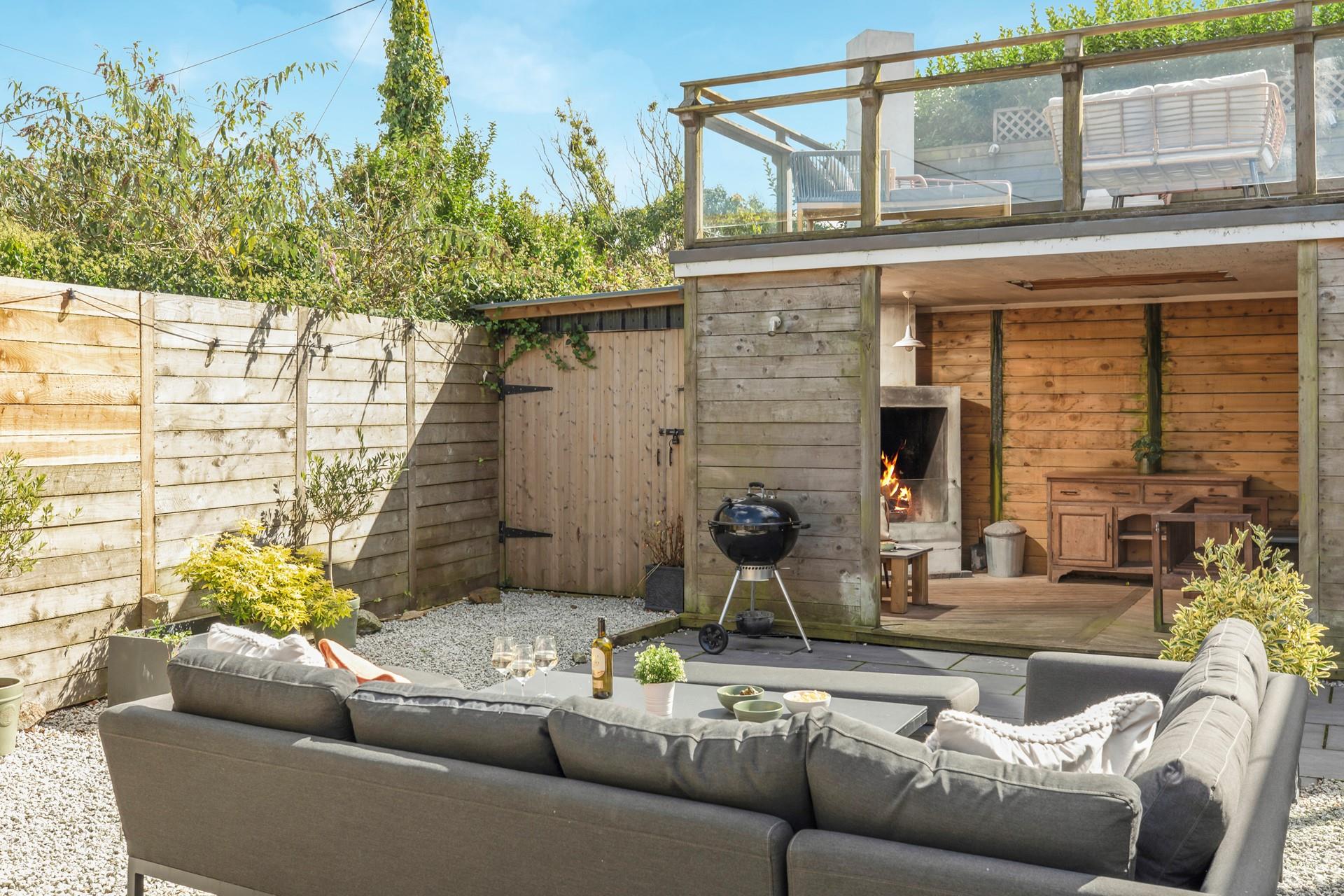 There is an undercover area for when the evenings get a little chilly.