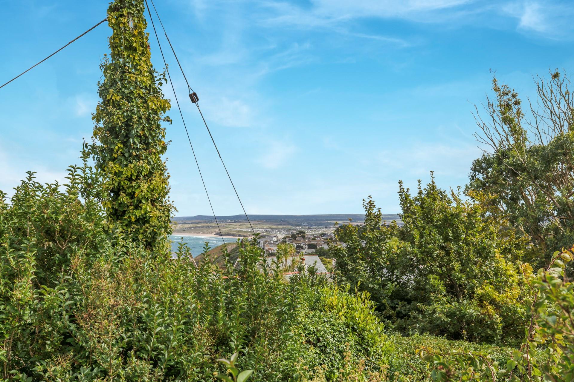 Enjoy the views across St Ives Bay from the balcony.