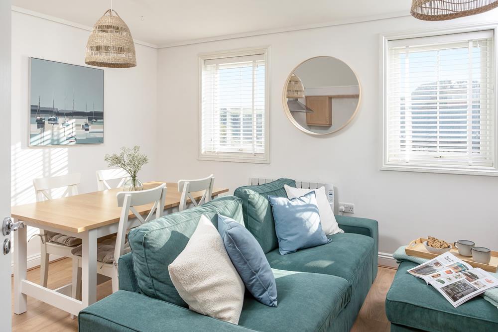 Light and airy, the first floor apartment is perfect for both families and friends.