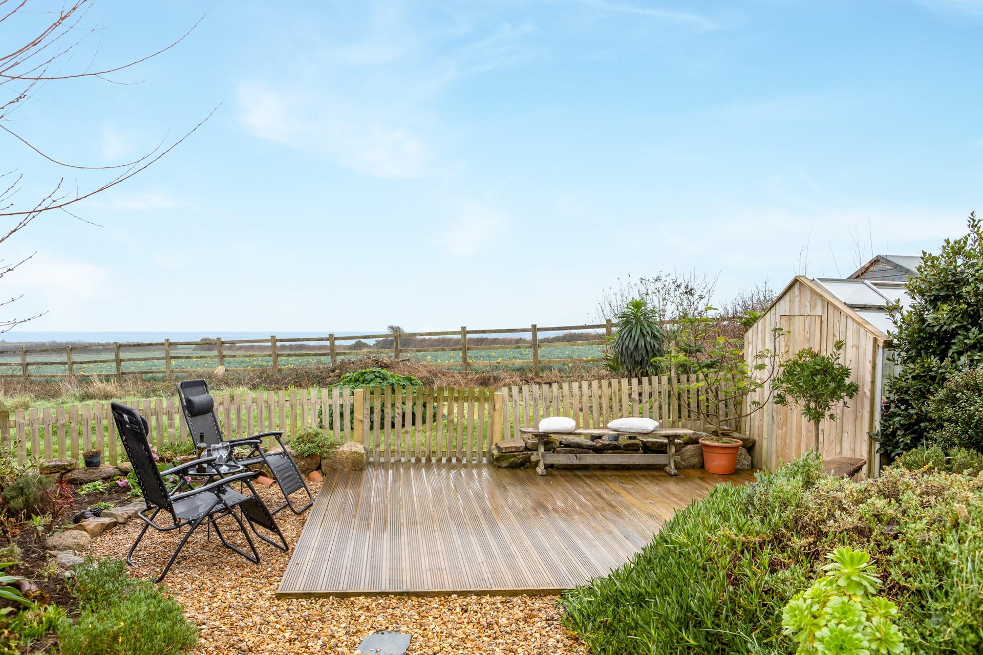 Open a bottle of your favourite wine and soak up the sun in the peaceful garden.