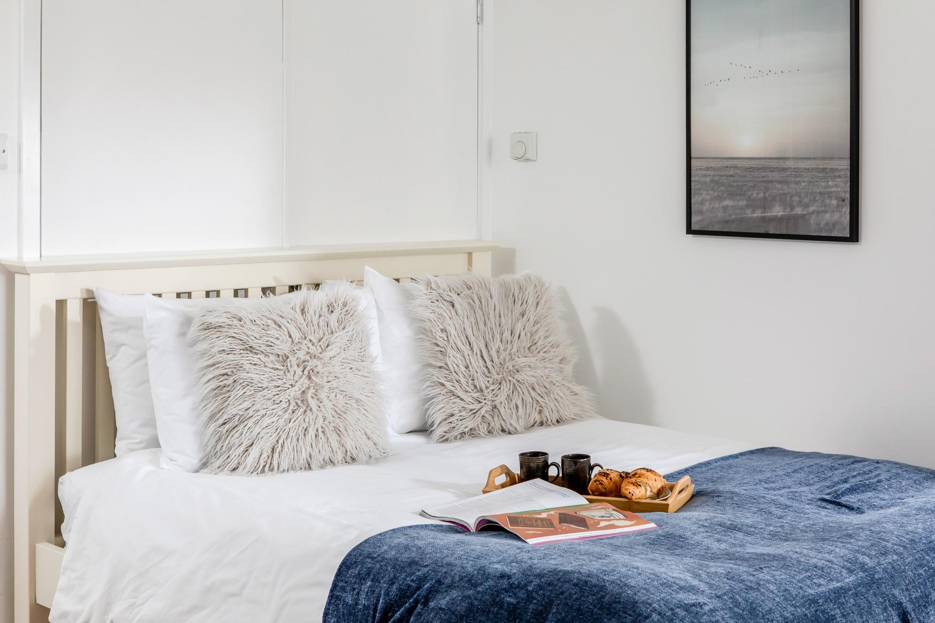 Wake up and start the day with a hot cup of tea in bed.