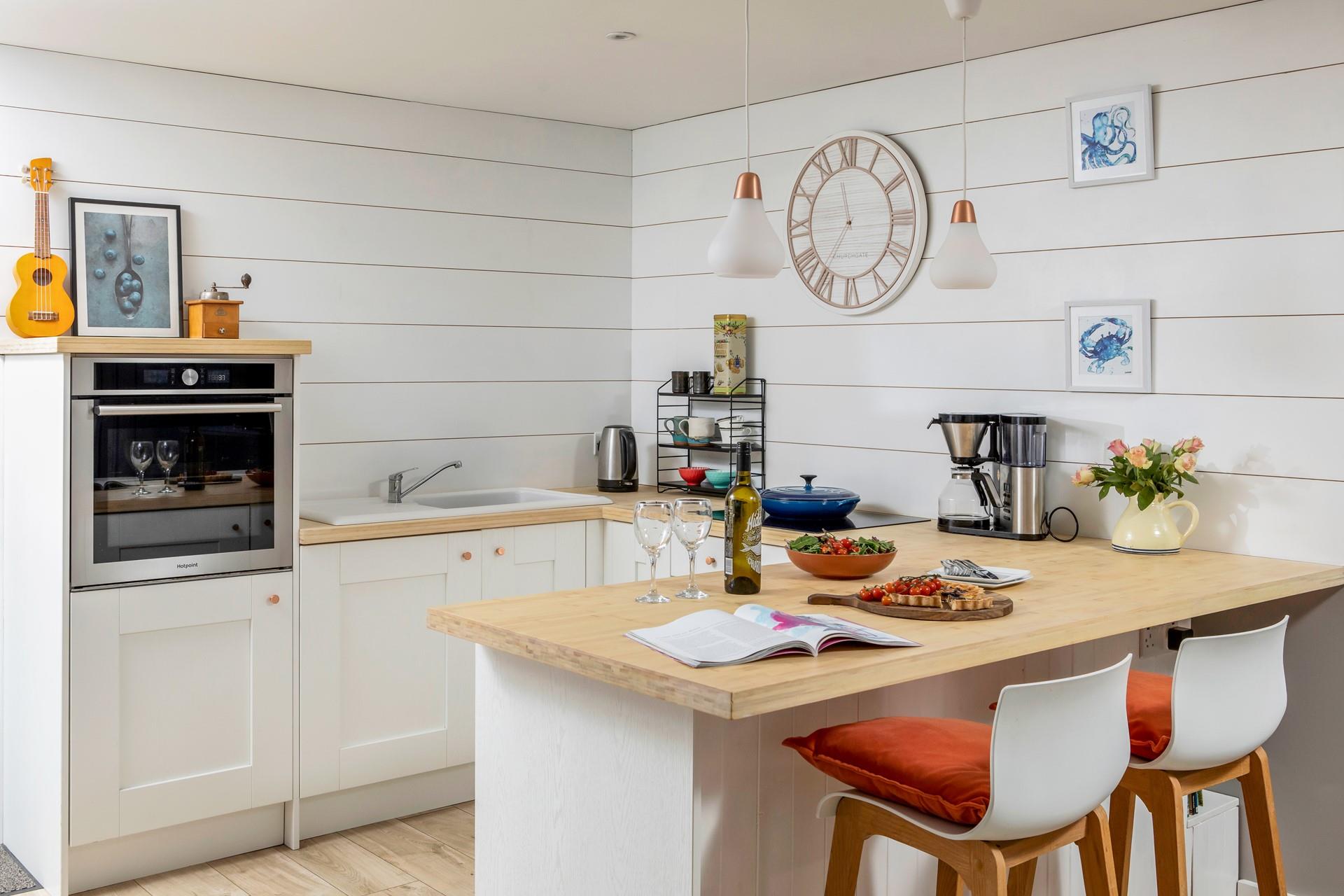 Start the day with a fresh pot of coffee whilst you mull over the day's plans.