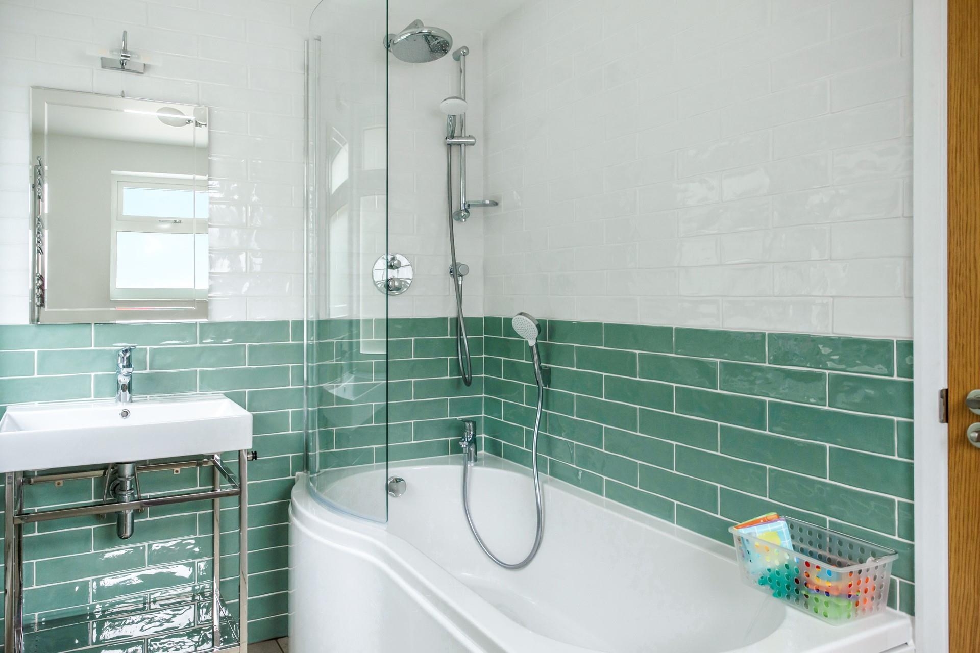 Fill the bath with bubbles and unwind after a day of walking the coast path.