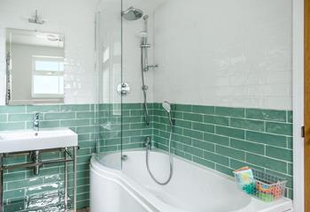 Fill the bath with bubbles and unwind after a day of walking the coast path.