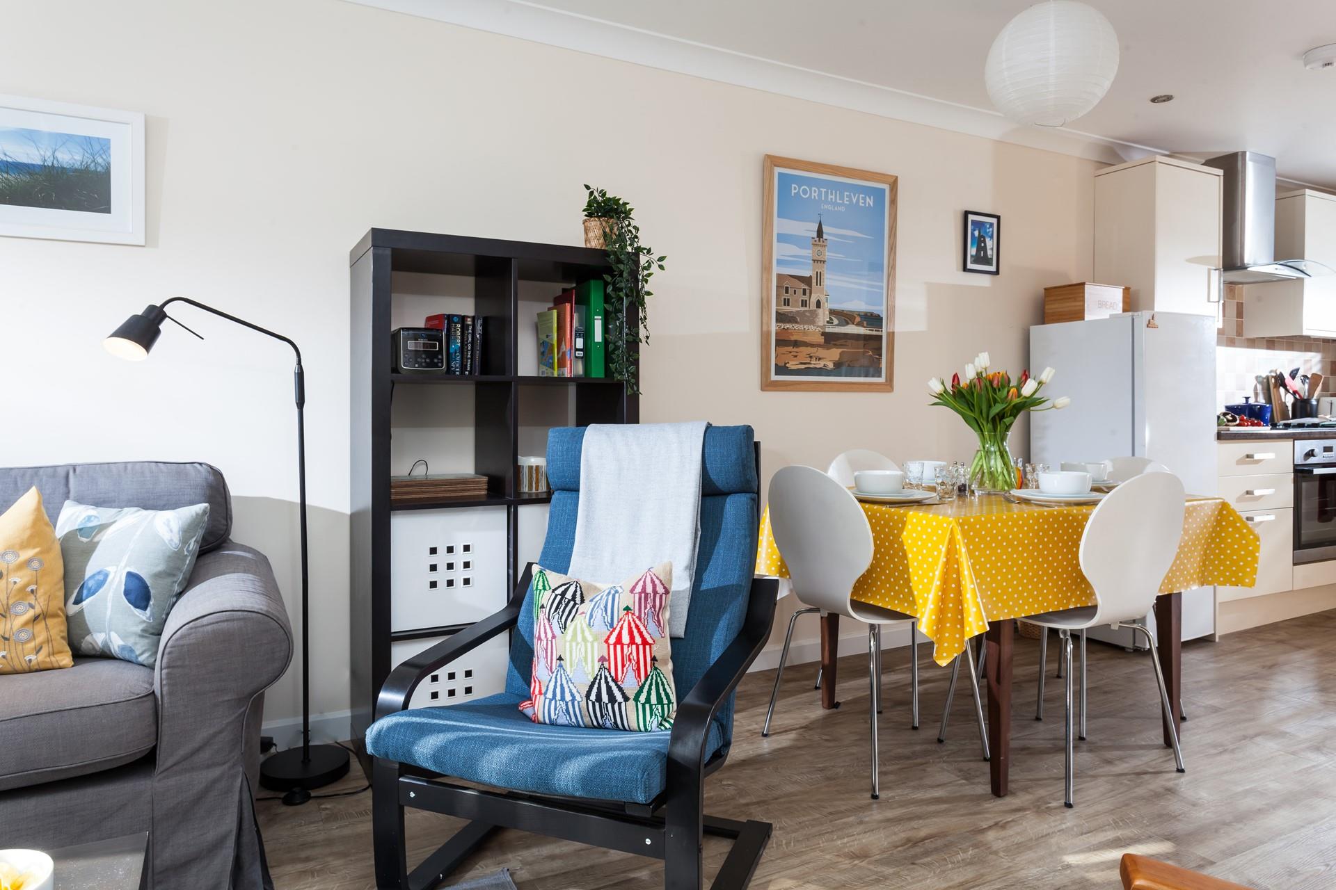 The open plan living area allows you to spend quality time together as a family.