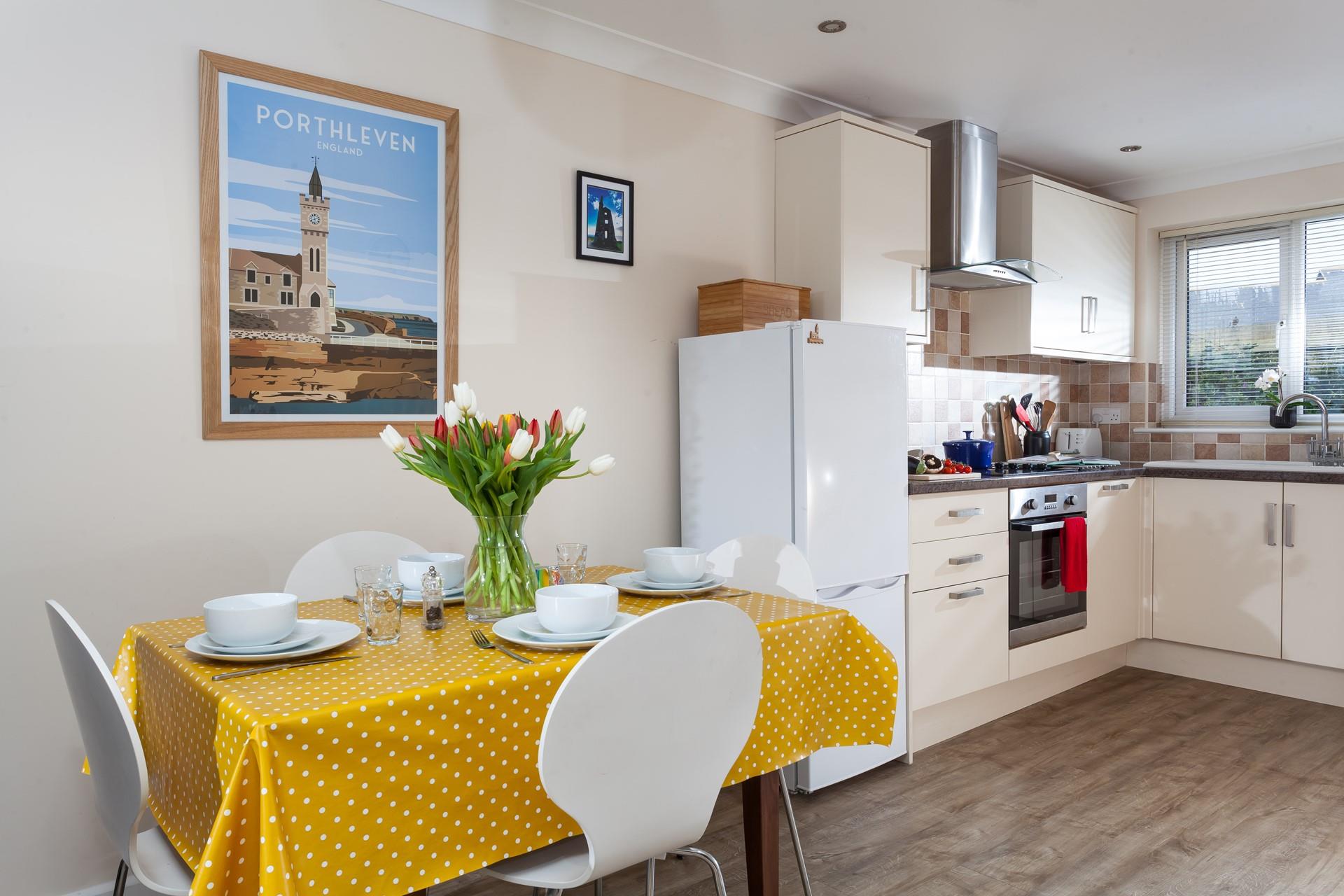 The kitchen is fully equipped for cooking up a storm.