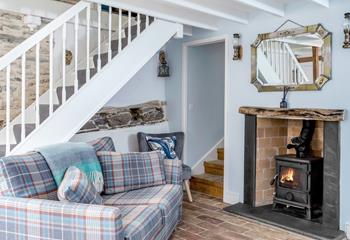 Exposed stonework and rustic features make this cottage a cosy base to return to.