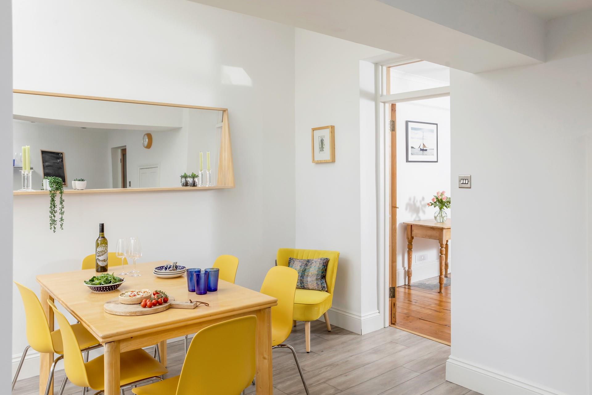 There is an array of local cafes and restaurants in Falmouth if you don't feel like eating in.