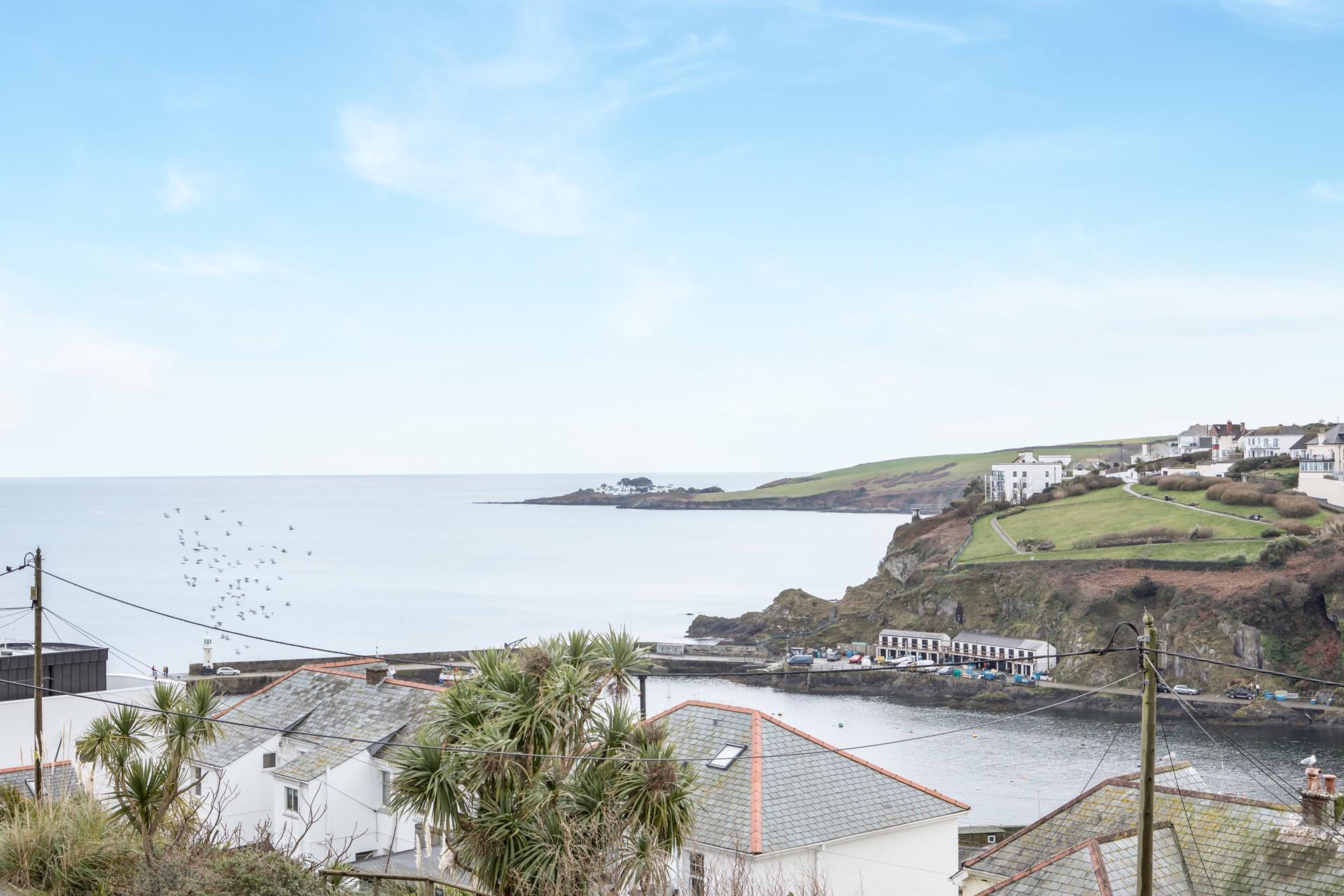 Enjoy views of the harbour and beyond from the balcony.