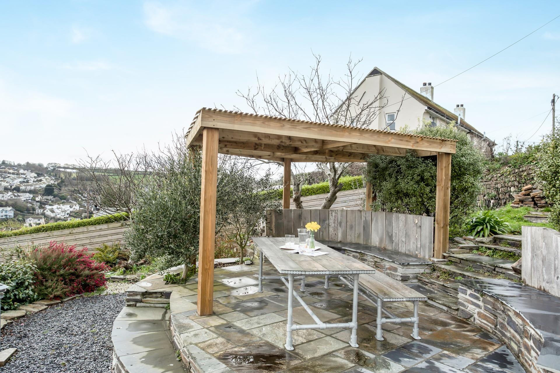 Take your breakfast outside and tuck into a hearty meal to set yourself up for the day.