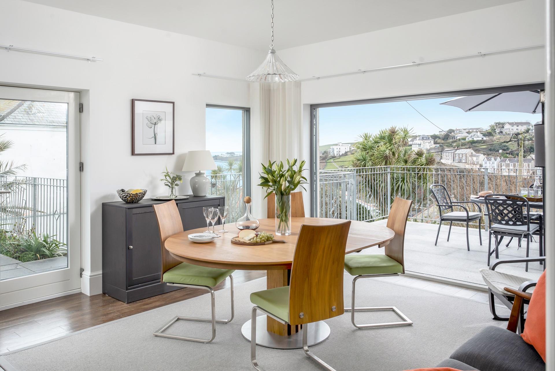 Open the bi-fold doors whilst you relax with a glass in hand.