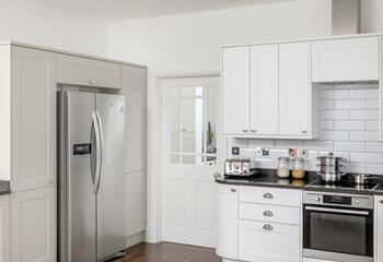 With all the appliances you need, head out to get some fresh local ingredients for a delicious home-cooked meal.