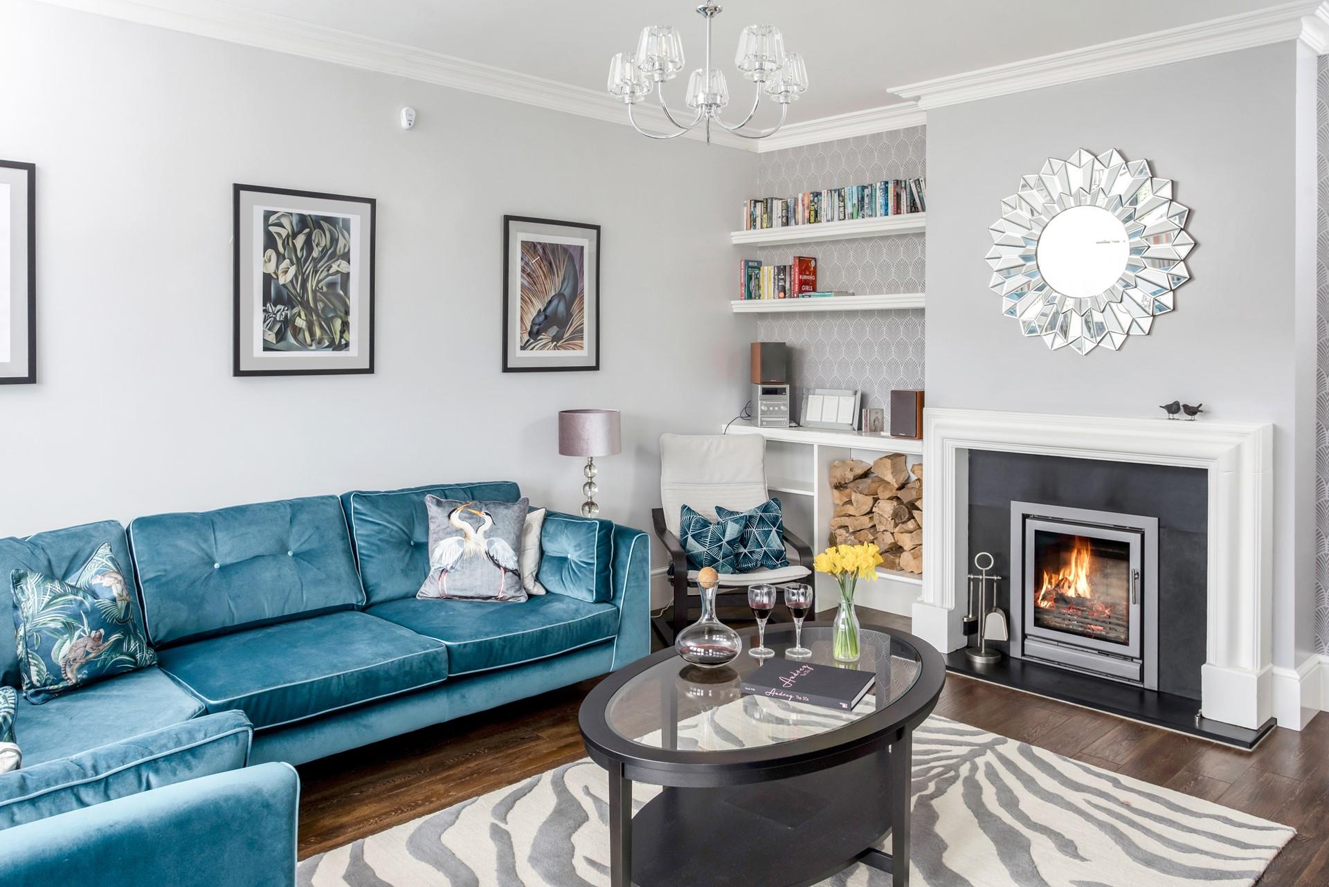 Light the woodburner and snuggle up in front of the ambient crackle whilst enjoying a glass of wine.