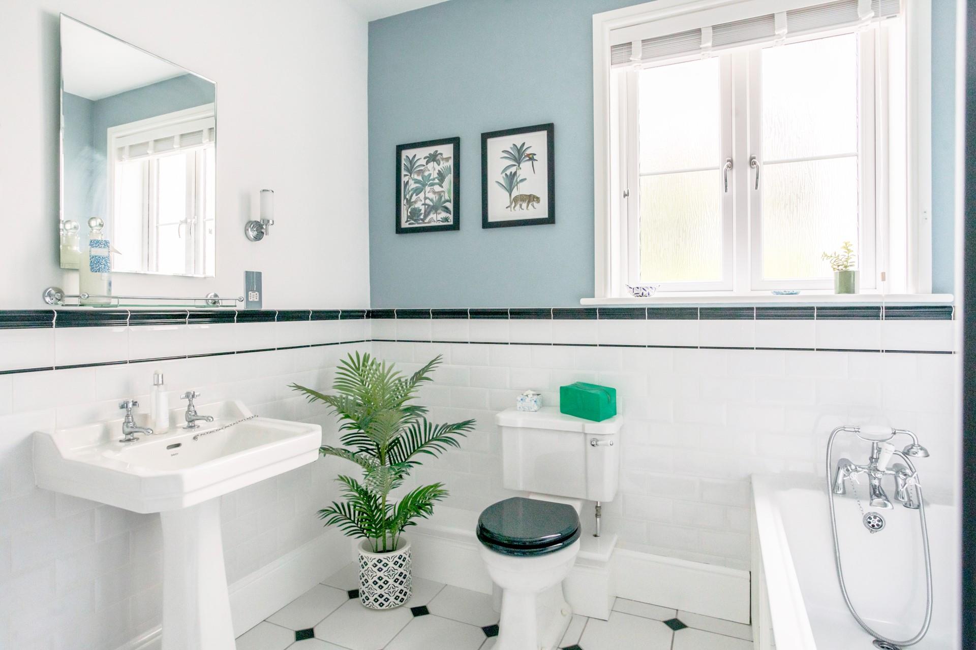 Start the day with an invigorating shower.