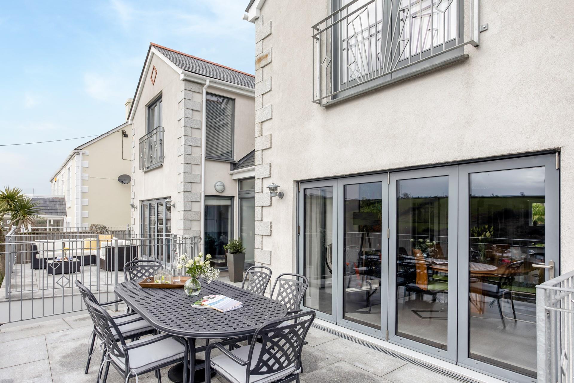 Take in the breathtaking sea views over Mevagissey Harbour.