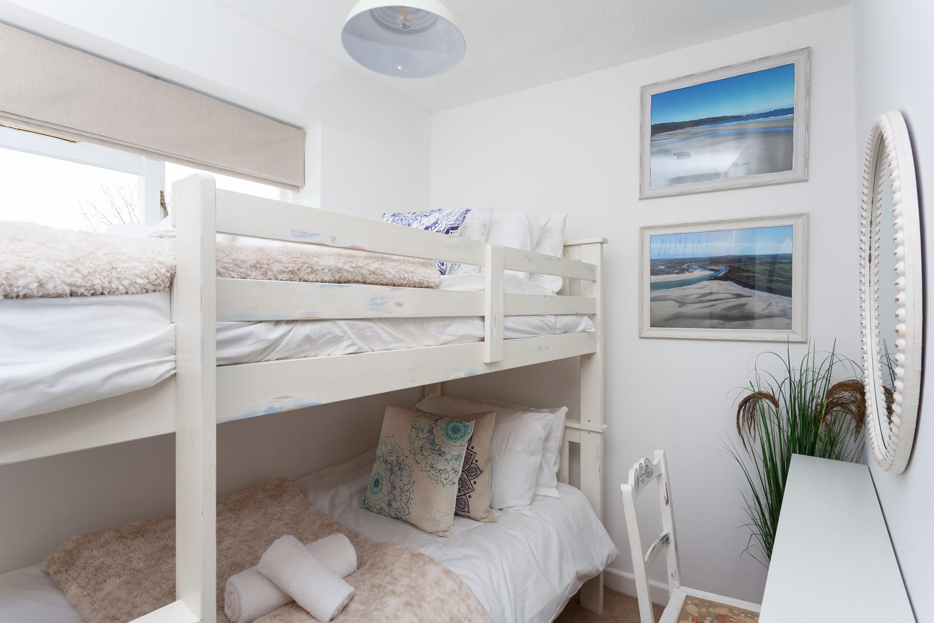 The kids will love waking up in the bunk beds each morning!