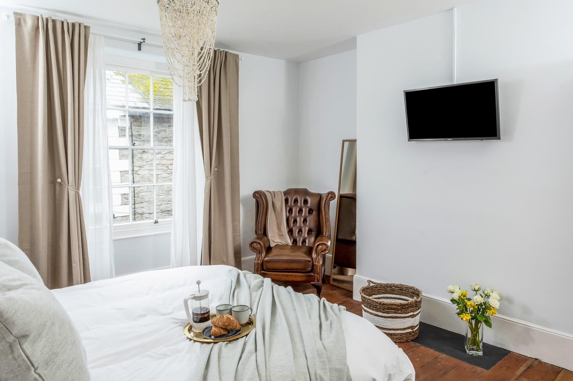 Luxury touches in the bedroom make for a dreamy night's sleep.