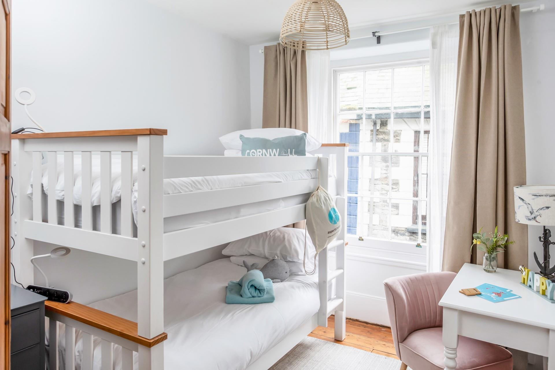 The kids will love the bunk beds!