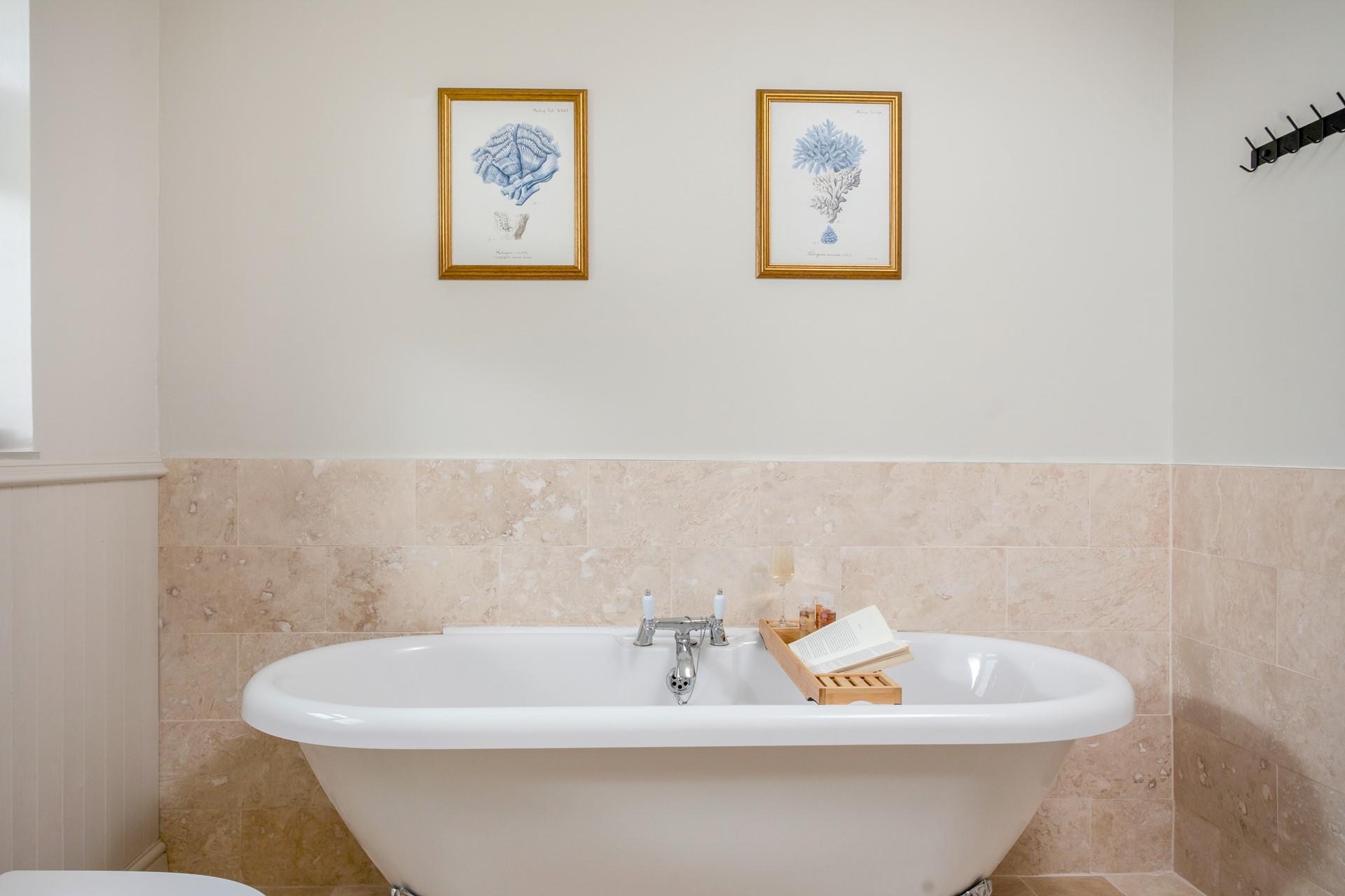 Run yourself a relaxing bath and unwind on a chilly evening.