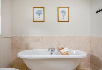 Run yourself a relaxing bath and unwind on a chilly evening.