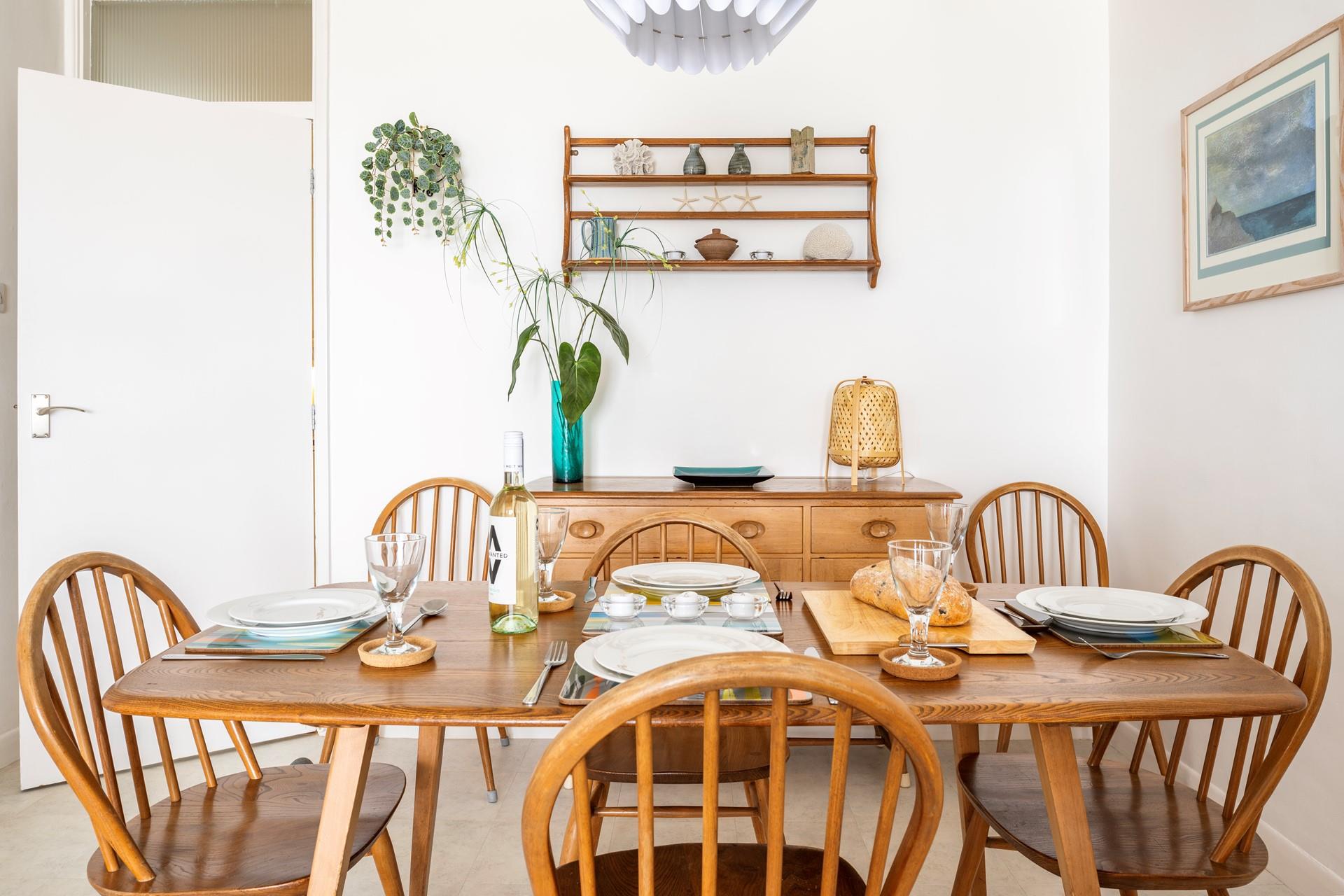 Gather around the table for a delicious home-cooked dinner.