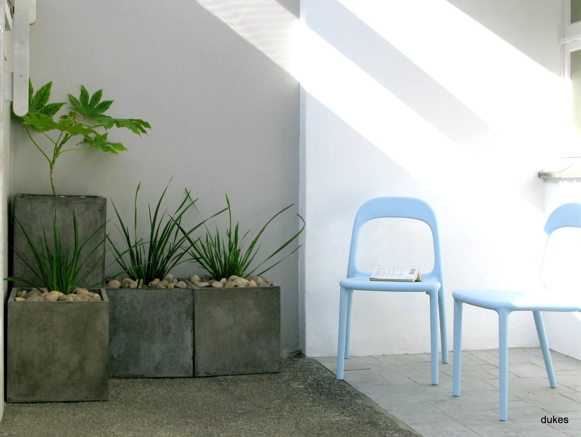 The patio offers an additional outside space to relax and unwind.