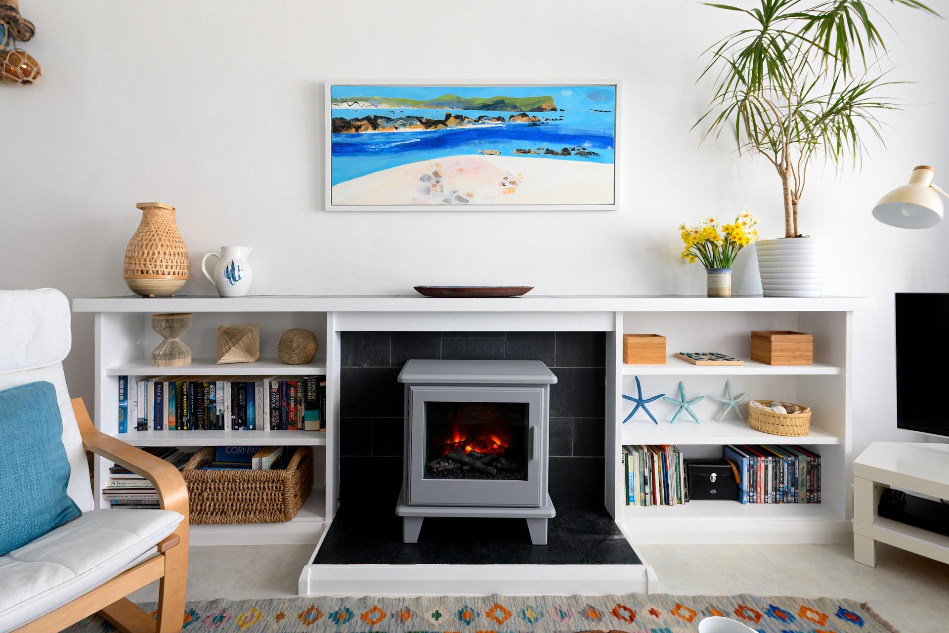 Snuggle up in the winter listening to the waves outside the window.