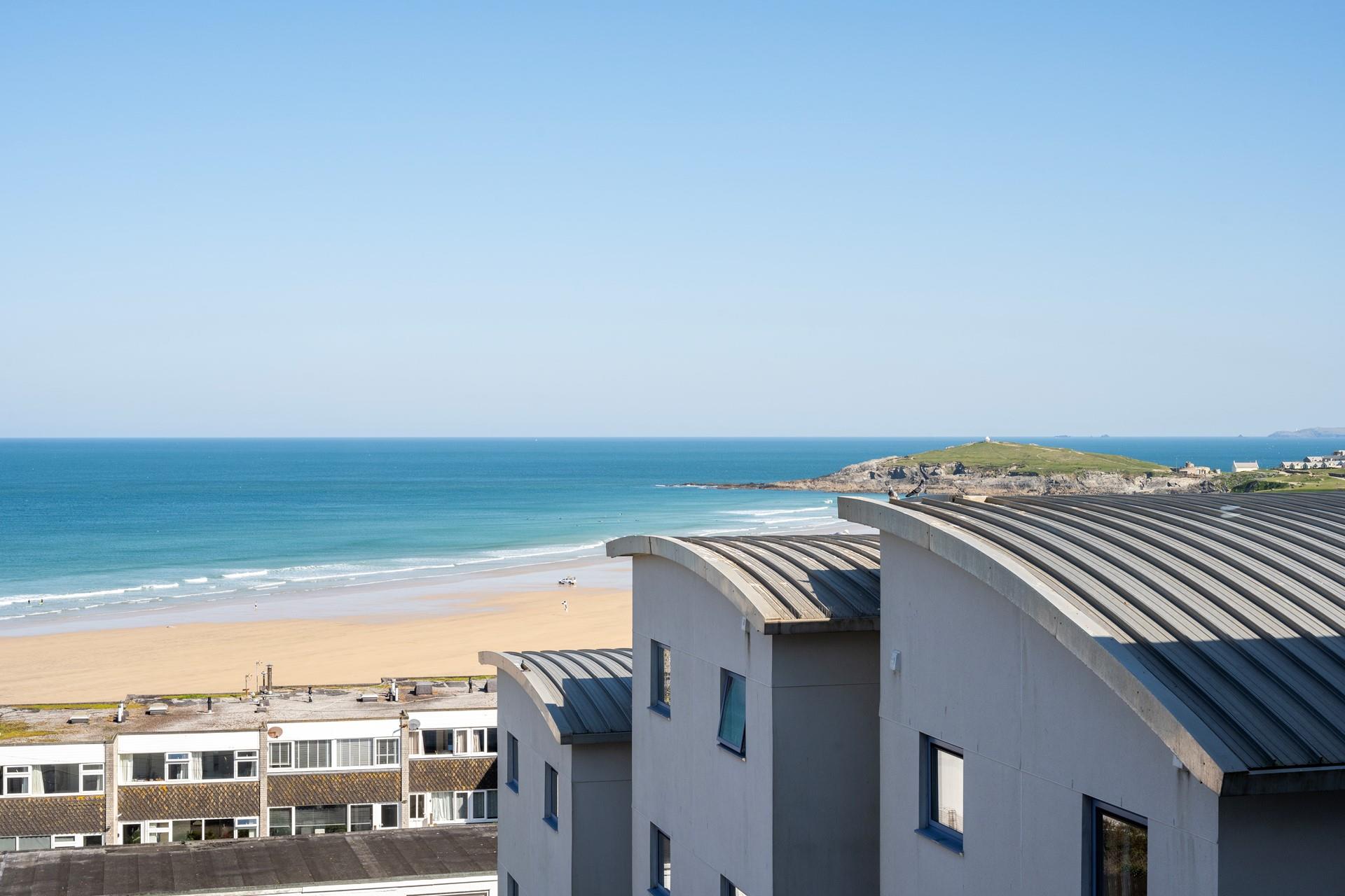 Wander down to Fistral Beach for a day on the golden sand.